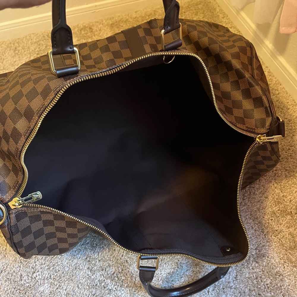Louis Vuitton Brown Damier Canvas Travel Duffle - Picture 6 of 9
